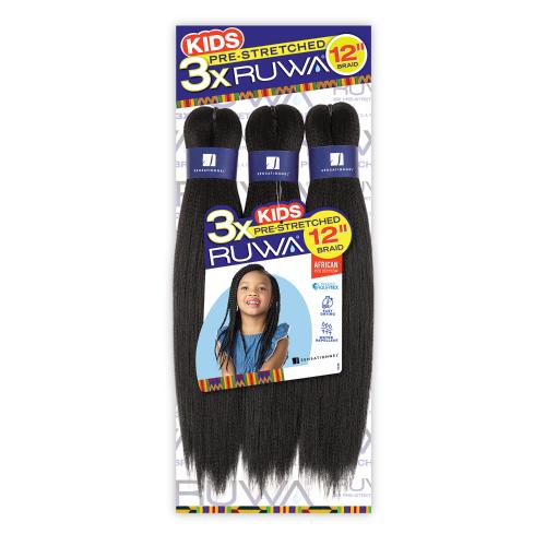 3X RUWA Kids X-pressions Braiding Hair 12"