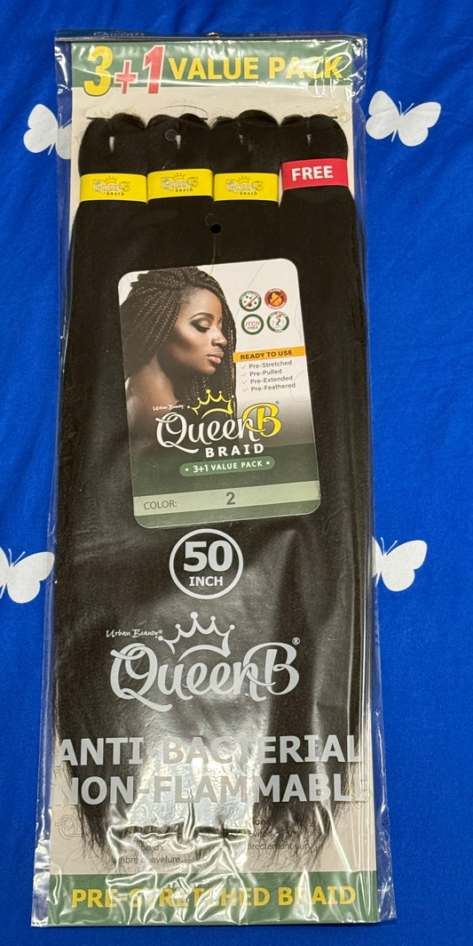 Urban Beauty Queen B 4X Multipack 50"