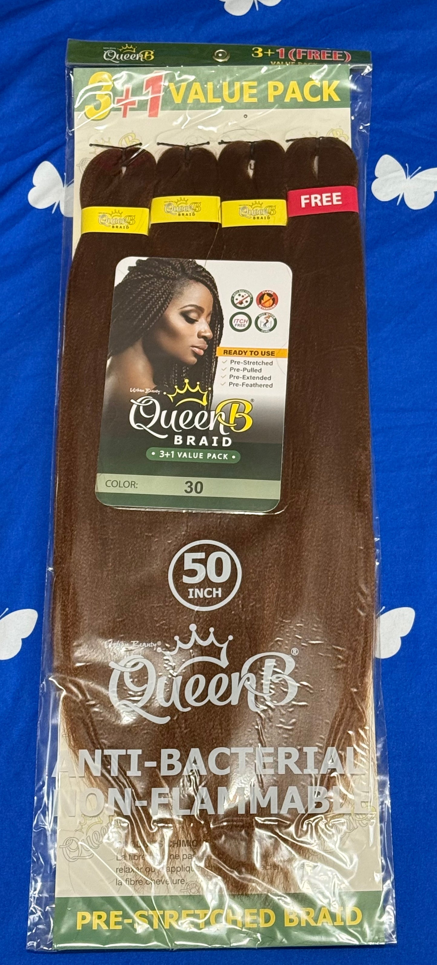 Urban Beauty Queen B 4X Multipack 50"