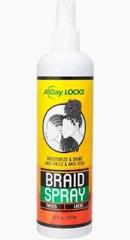 Allday Locs Braid Spray 12oz